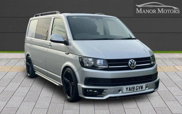 Volkswagen Transporter 2.0 TDI T32 BlueMotion Tech Highline Crew Van DSG FWD SWB Euro 6 (s/s) 5dr Combi Van Diesel Silver