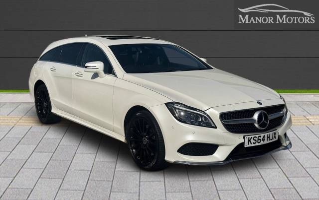Mercedes-Benz CLS 3.0 CLS350 V6 BlueTEC AMG Line Shooting Brake G-Tronic+ Euro 6 (s/s) 5dr Estate Diesel White