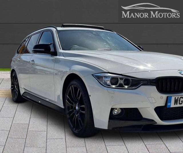 BMW 3 Series 3.0 335d M Sport Touring Auto xDrive Euro 6 (s/s) 5dr Estate Diesel White