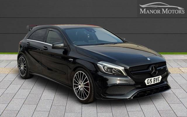 Mercedes-Benz A Class 2.0 A250 AMG 7G-DCT 4MATIC Euro 6 (s/s) 5dr Hatchback Petrol Black