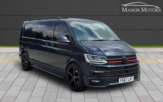 Volkswagen Transporter 2.0 BiTDI T32 BlueMotion Tech Highline Kombi DSG FWD LWB Euro 6 (s/s) 5dr Combi Van Diesel Blue