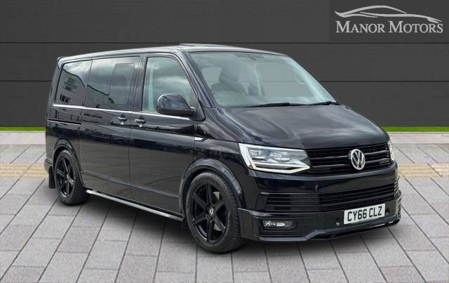 Volkswagen Transporter 2.0 BiTDI T30 BlueMotion Tech Highline Kombi DSG FWD SWB Euro 6 (s/s) 5dr Combi Van Diesel Black