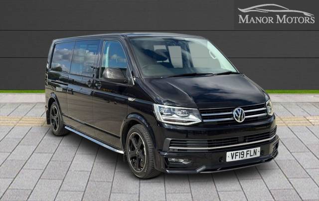 Volkswagen Transporter Sportline 2.0 BiTDI T32 Sportline Crew Van DSG LWB Euro 6 (s/s) 5dr Combi Van Diesel Black