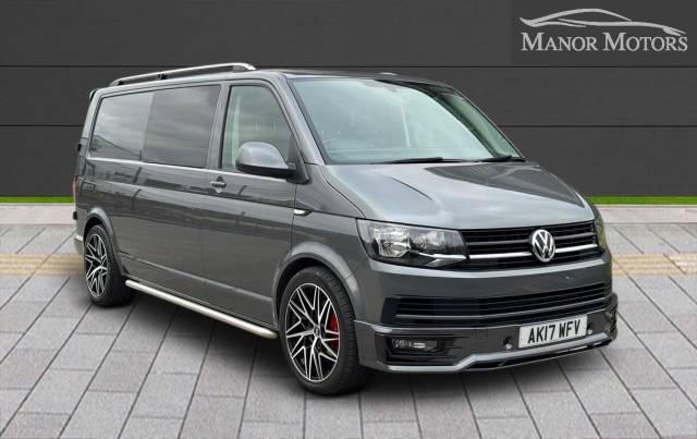 Volkswagen Transporter 2.0 BiTDI T28 BlueMotion Tech Highline DSG FWD LWB Euro 6 (s/s) 5dr Panel Van Diesel Grey