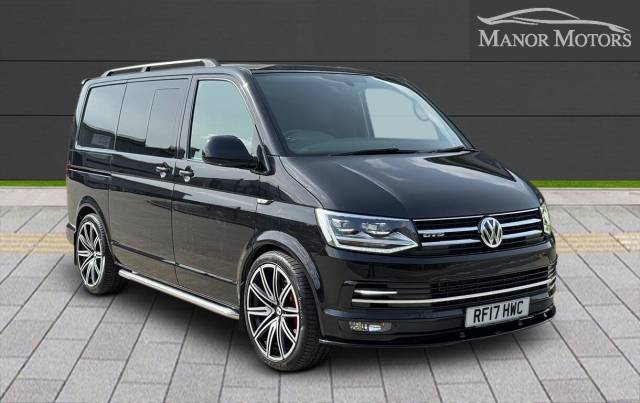 Volkswagen Transporter 2.0 BiTDI T32 BlueMotion Tech Highline Kombi Double Cab 5dr Diesel DSG 4Motion SWB Euro 6 (s/s) (204 ps) Combi Diesel Black