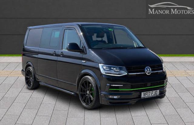 Volkswagen Transporter 2.0 BiTDI T32 BlueMotion Tech Highline Kombi DSG FWD SWB Euro 6 (s/s) 5dr Combi Van Diesel Black