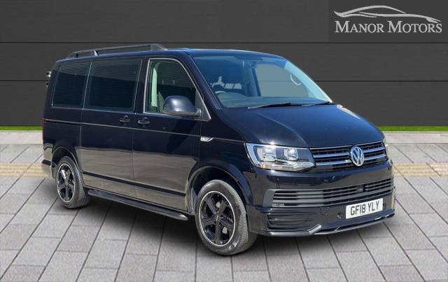 Volkswagen Transporter Shuttle 2.0 TDI BlueMotion Tech SE DSG FWD SWB Euro 6 (s/s) 5dr Minibus Diesel Black