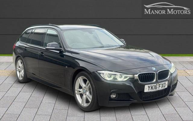 BMW 3 Series 2.0 320d M Sport Touring Auto Euro 6 (s/s) 5dr Estate Diesel Black