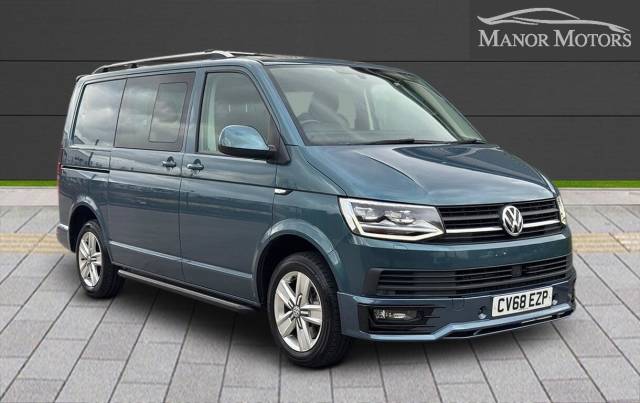 Volkswagen Transporter 2.0 BiTDI T32 BlueMotion Tech Highline Kombi DSG FWD SWB Euro 6 (s/s) 5dr Combi Van Diesel Green