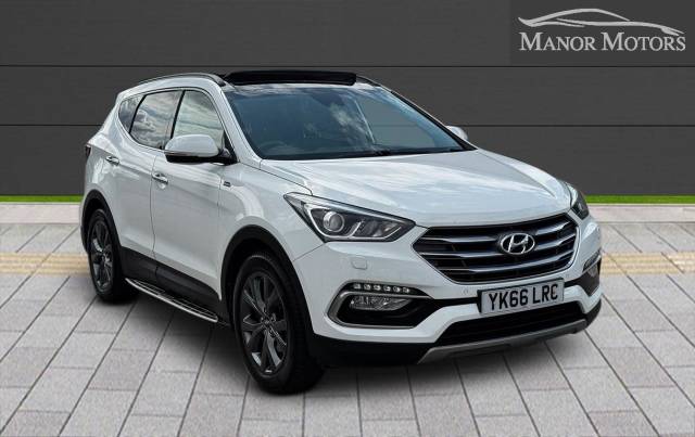 Hyundai SANTA FE 2.2 CRDi Blue Drive Wiggins Edition Auto 4WD Euro 6 (s/s) 5dr (7 Seat) SUV Diesel White